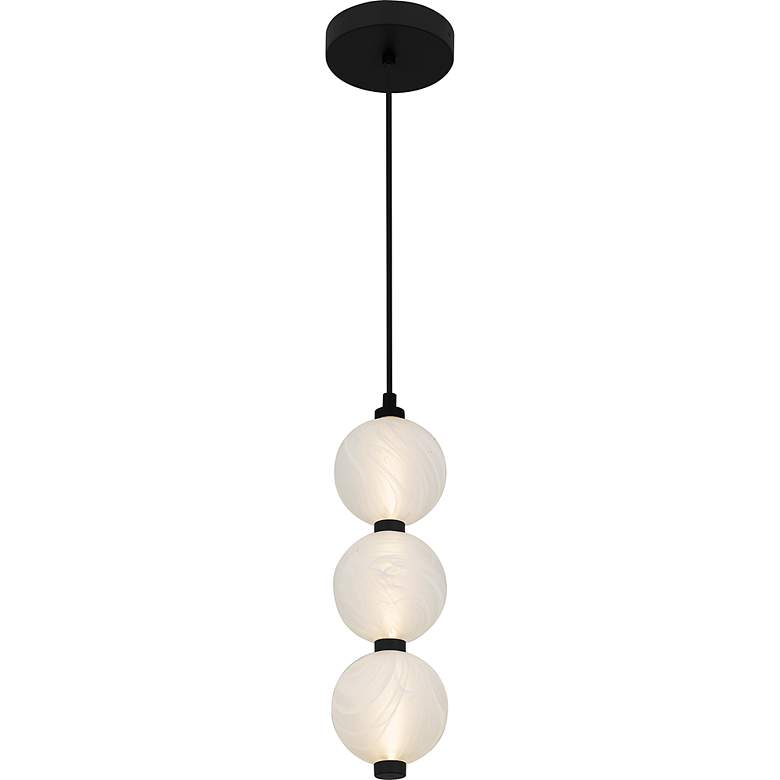 Image 4 Clarendon Integrated LED Matte Black Mini Pendant more views