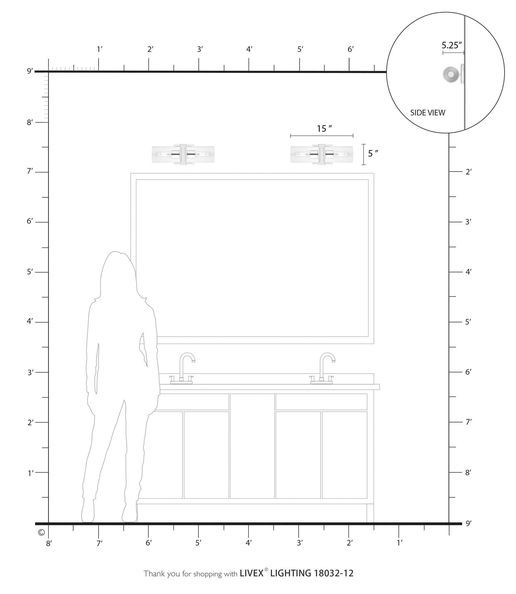 Clarion 15" High Brushed Nickel 2-Light Wall Sconce