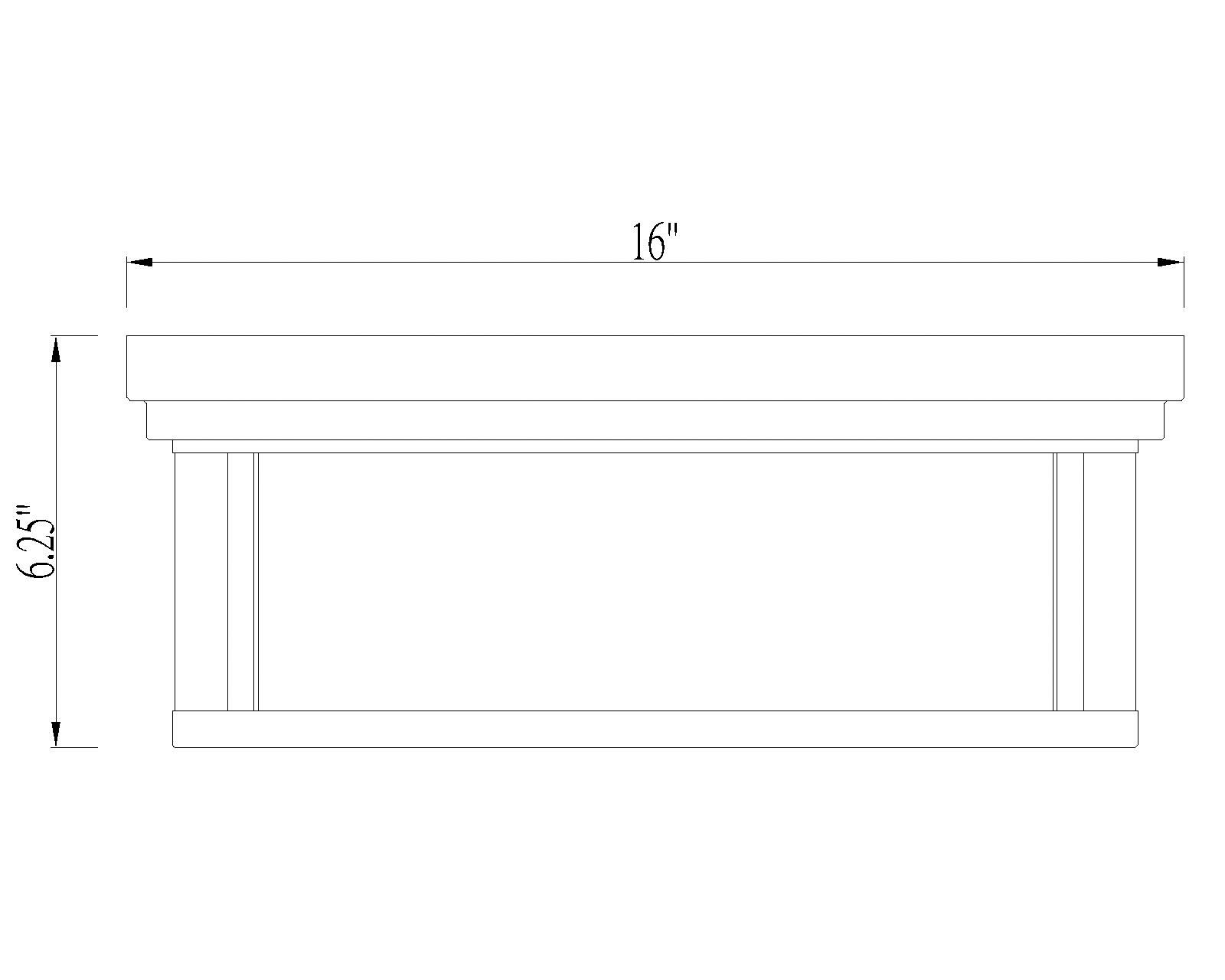 Clarion 16" Wide Polished Nickel 3-Light Ceiling Light in scene
