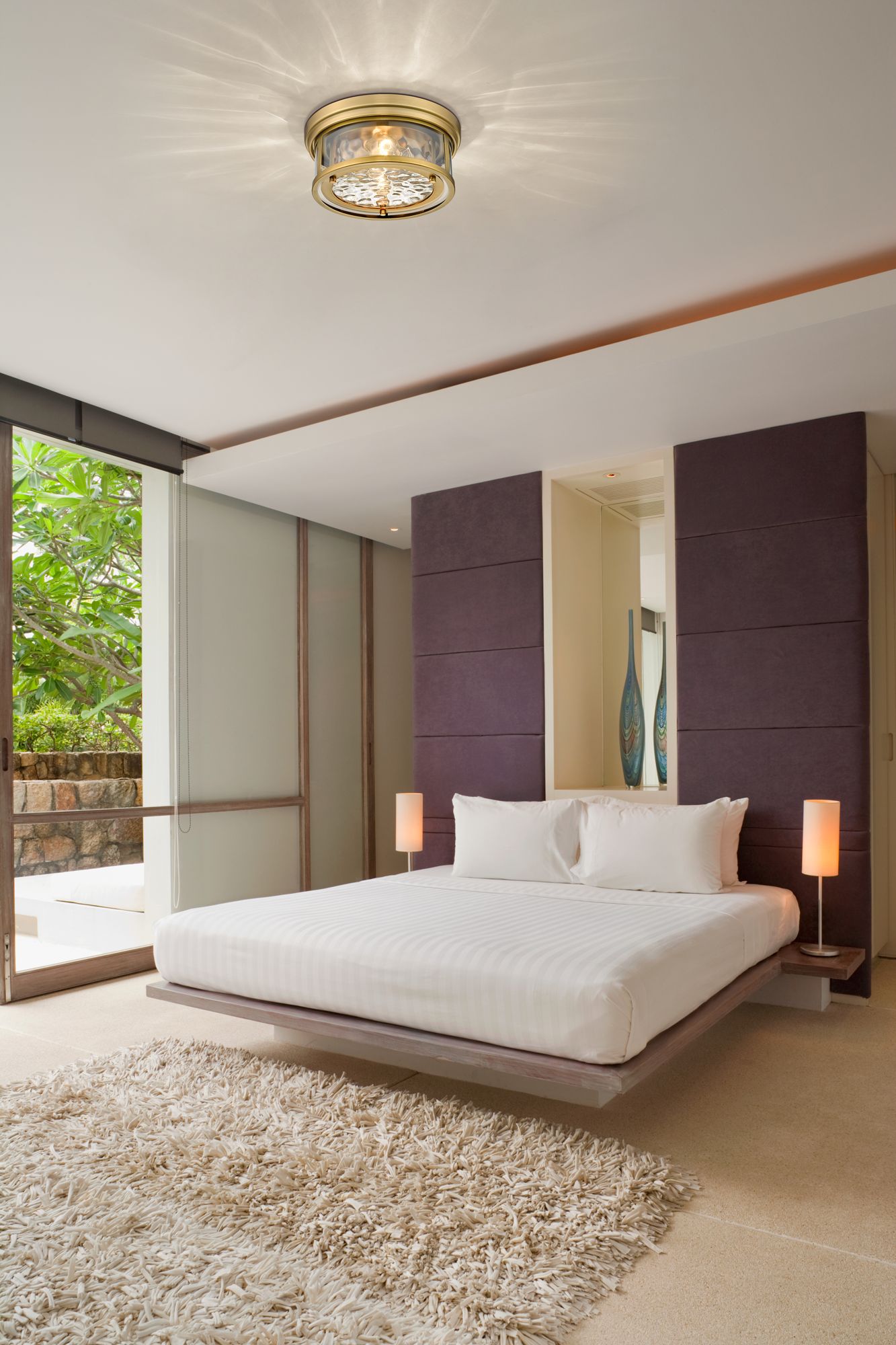 Image 4 Clarion 16" Wide Rubbed Brass 3-Light Drum Ceiling Light more views