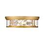 Clarion 20 3/4" Wide Olde Brass 4-Light Ceiling Light in scene