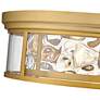Clarion 20 3/4" Wide Olde Brass 4-Light Ceiling Light in scene