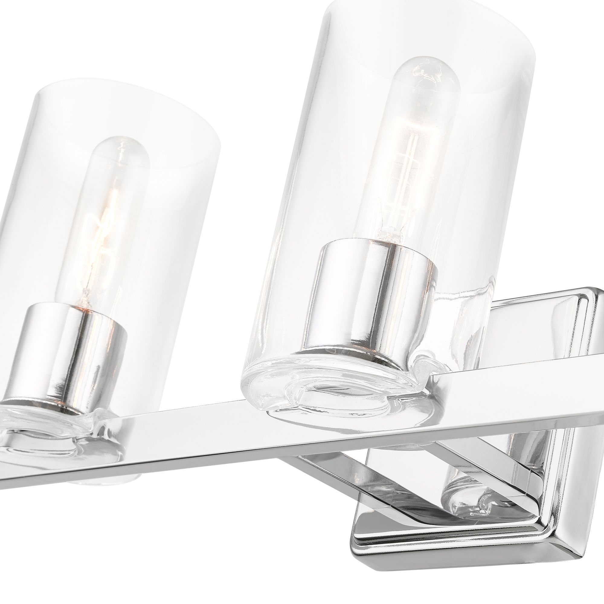 Clarion 3 Light Polished Chrome Vanity Sconce