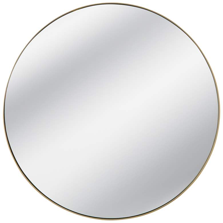 Image 1 Clarion 40" x 40" Brass Wall Mirror