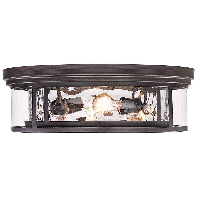 Image 5 Clarion by Z-Lite Bronze 4 Light Flush Mount more views
