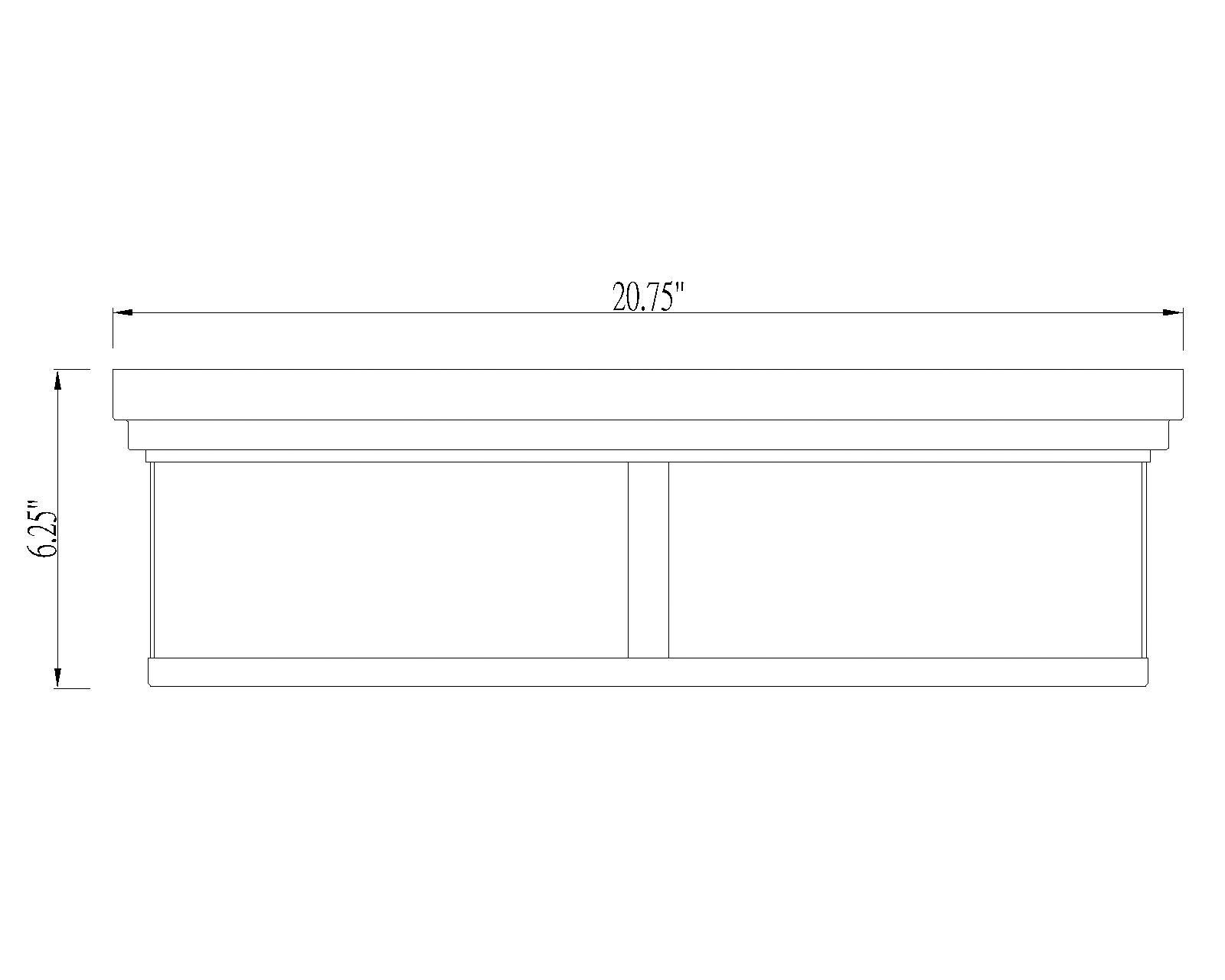 Clarion by Z-Lite Bronze 4 Light Flush Mount in scene