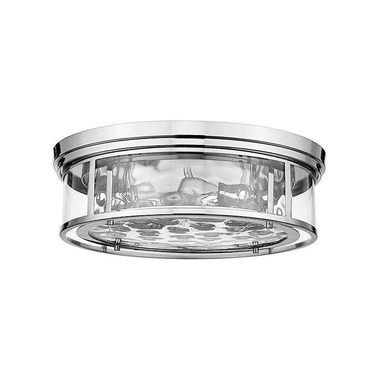 Image 7 Clarion by Z-Lite Polished Nickel 4 Light Flush Mount more views