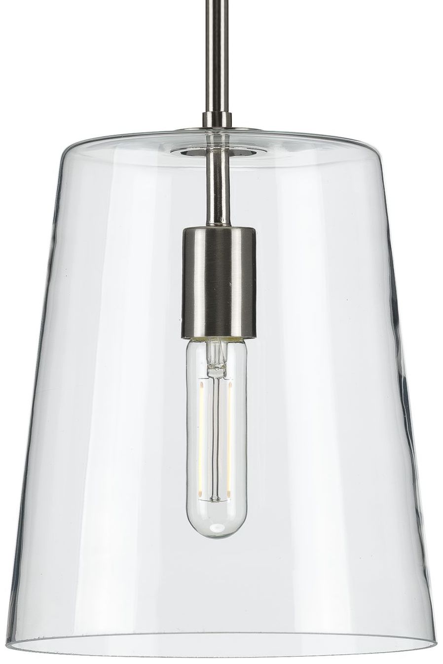 Clarion Collection One-Light Clear Glass Pendant Light