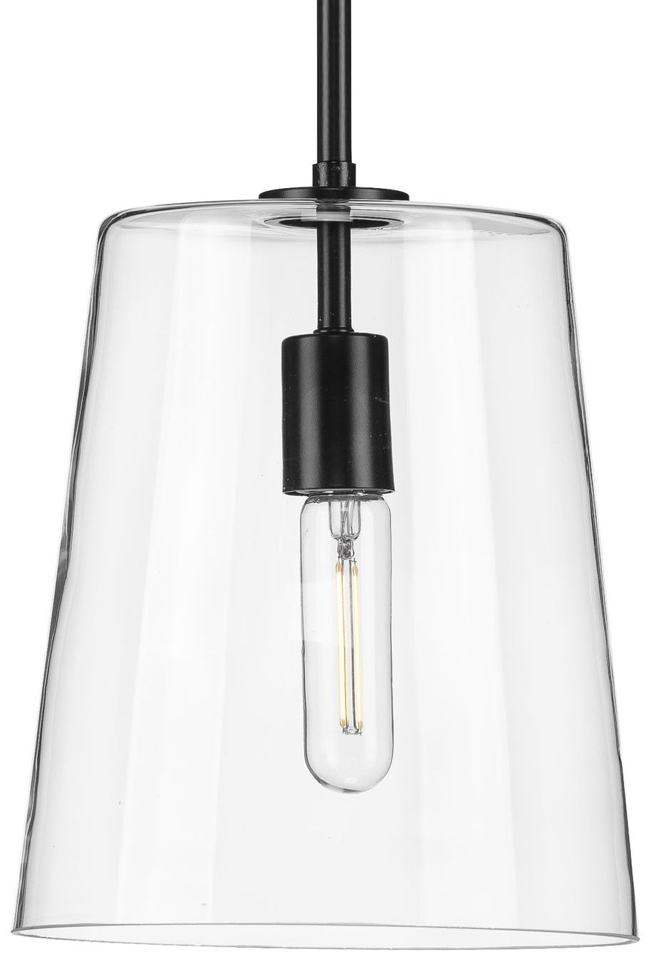 Clarion Collection One-Light Clear Glass Pendant Light