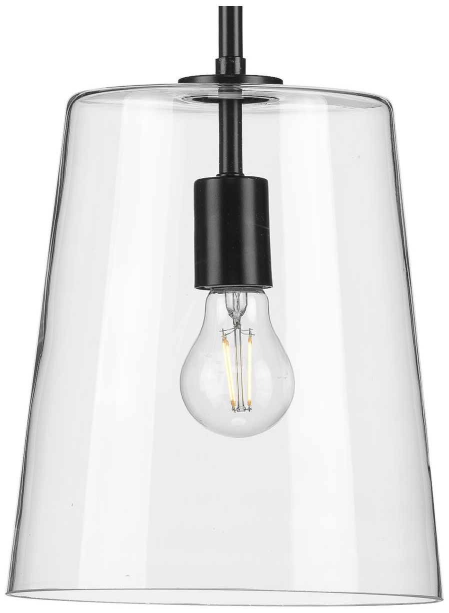 Image 3 Clarion Collection One-Light Clear Glass Pendant Light more views