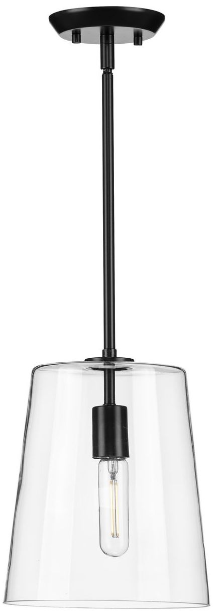 Image 6 Clarion Collection One-Light Clear Glass Pendant Light more views
