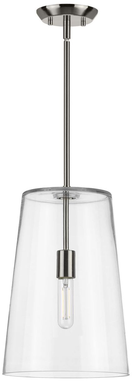 Clarion Collection One-Light Clear Glass Pendant Light