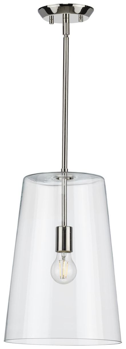 Image 5 Clarion Collection One-Light Clear Glass Pendant Light more views