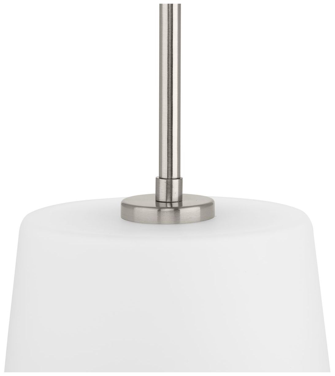 Clarion Collection One-Light Etched White Pendant P500429