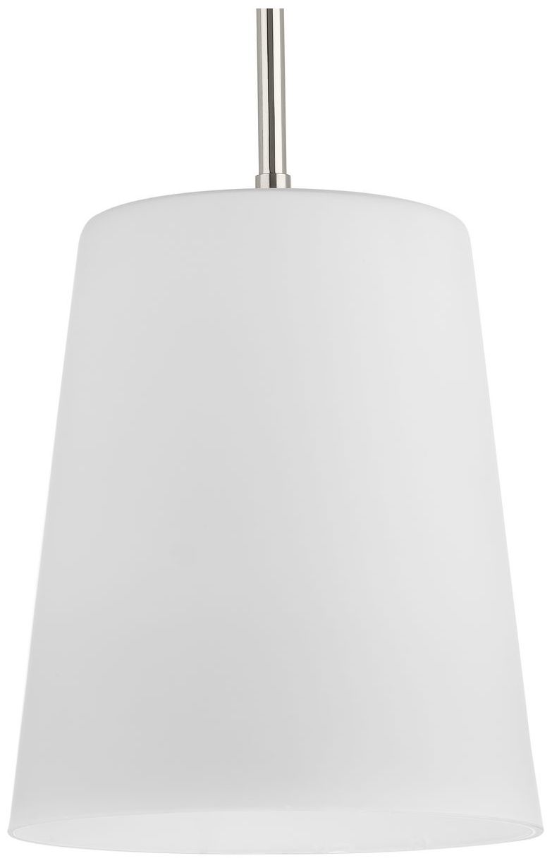Image 6 Clarion Collection One-Light Etched White Pendant P500429 more views