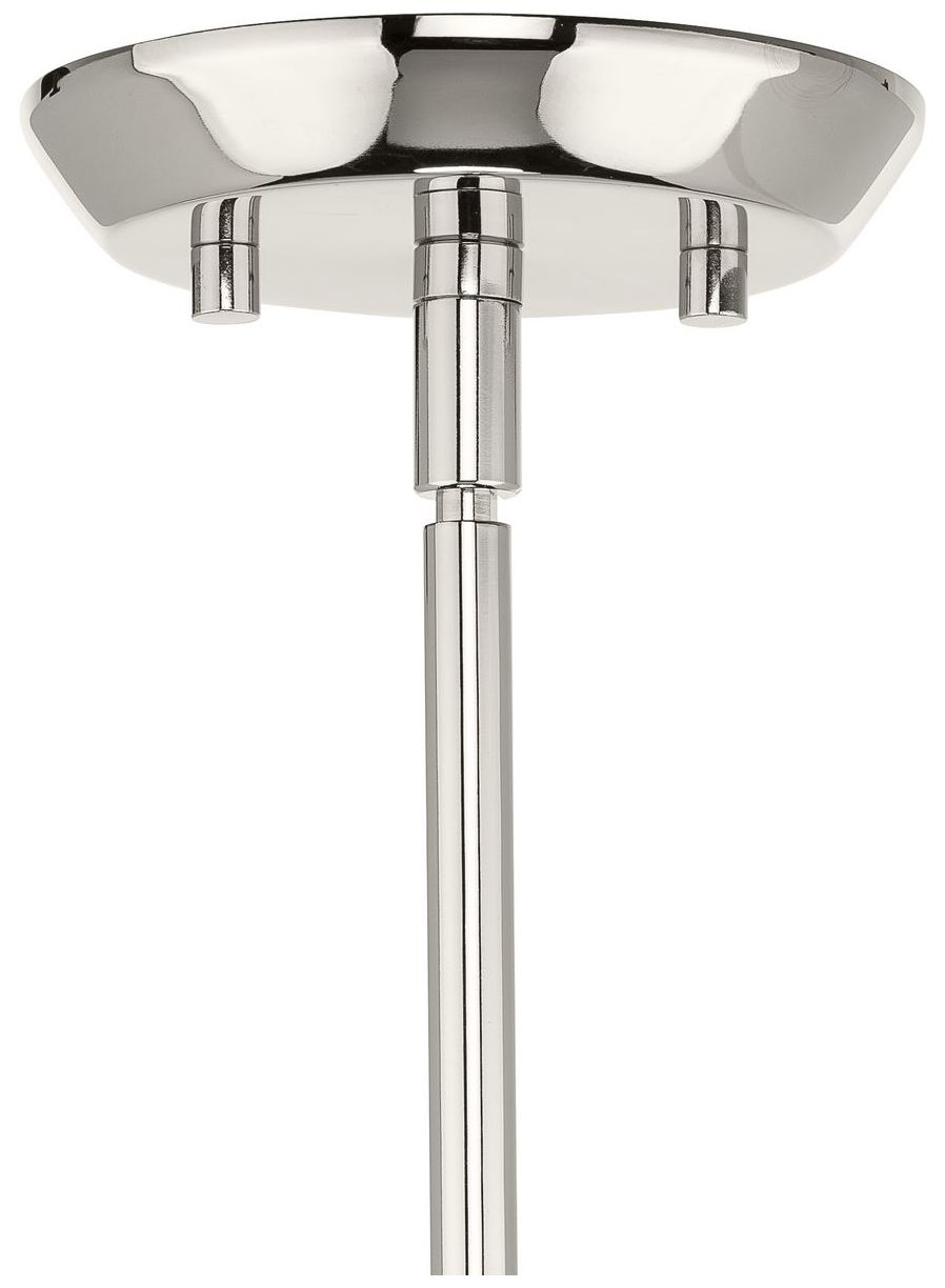 Clarion Collection One-Light Etched White Pendant P500429