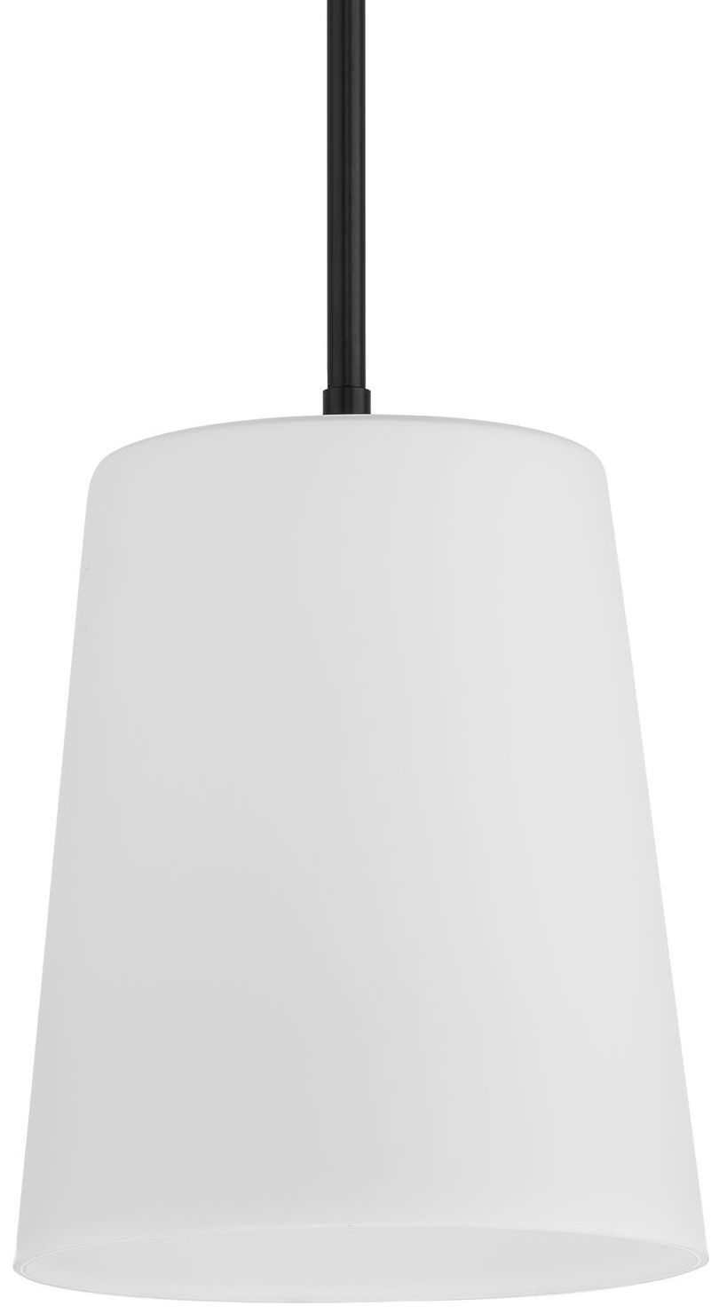 Clarion Collection One-Light Etched White Pendant P500429