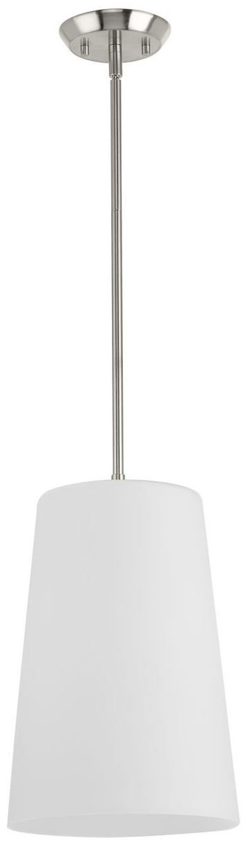 Image 3 Clarion Collection One-Light Etched White Pendant P500430 more views