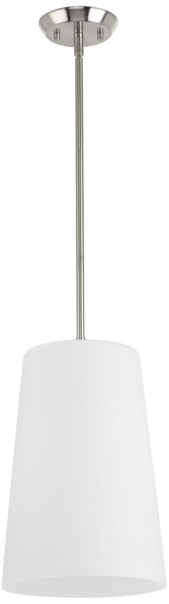 Image 5 Clarion Collection One-Light Etched White Pendant P500430 more views