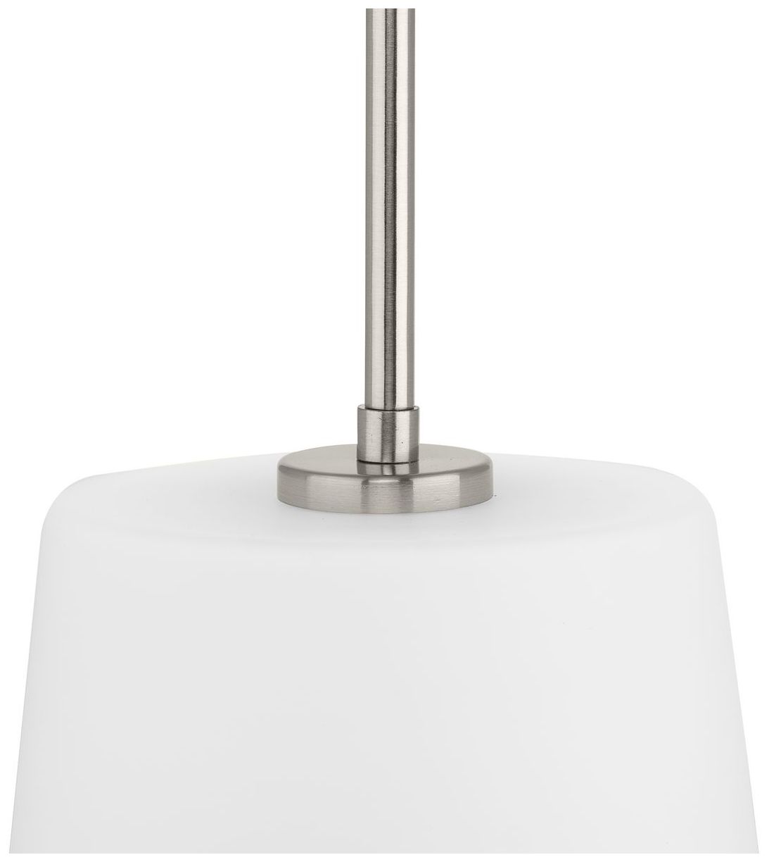 Clarion Collection One-Light Etched White Pendant P500430