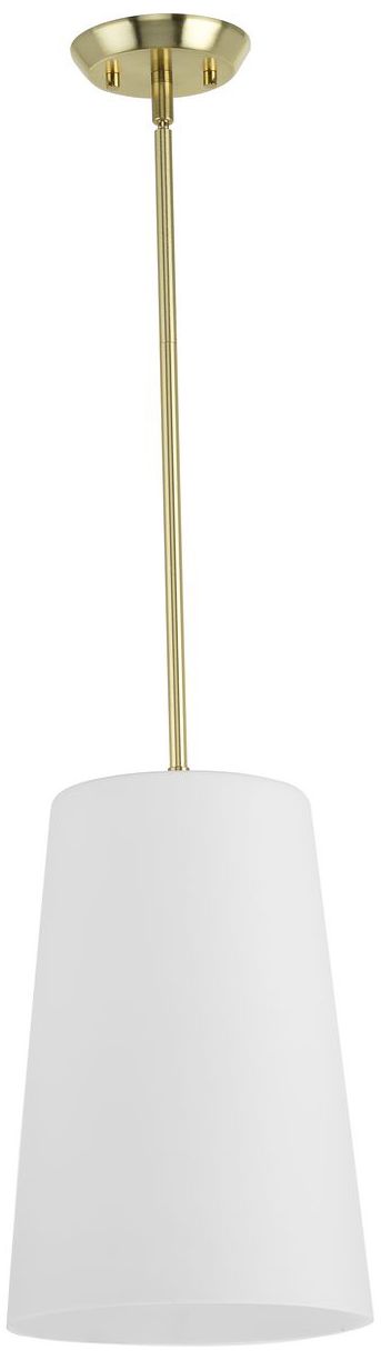 Image 5 Clarion Collection One-Light Etched White Pendant P500430 more views