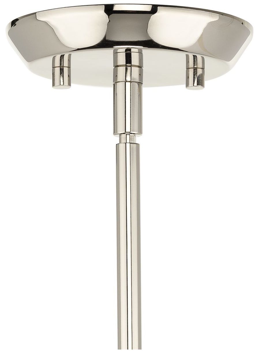 Clarion Collection One-Light Etched White Pendant P500430