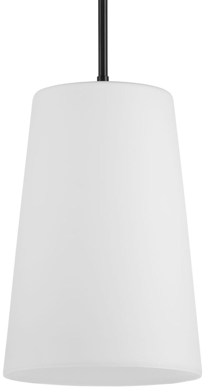 Clarion Collection One-Light Etched White Pendant P500430