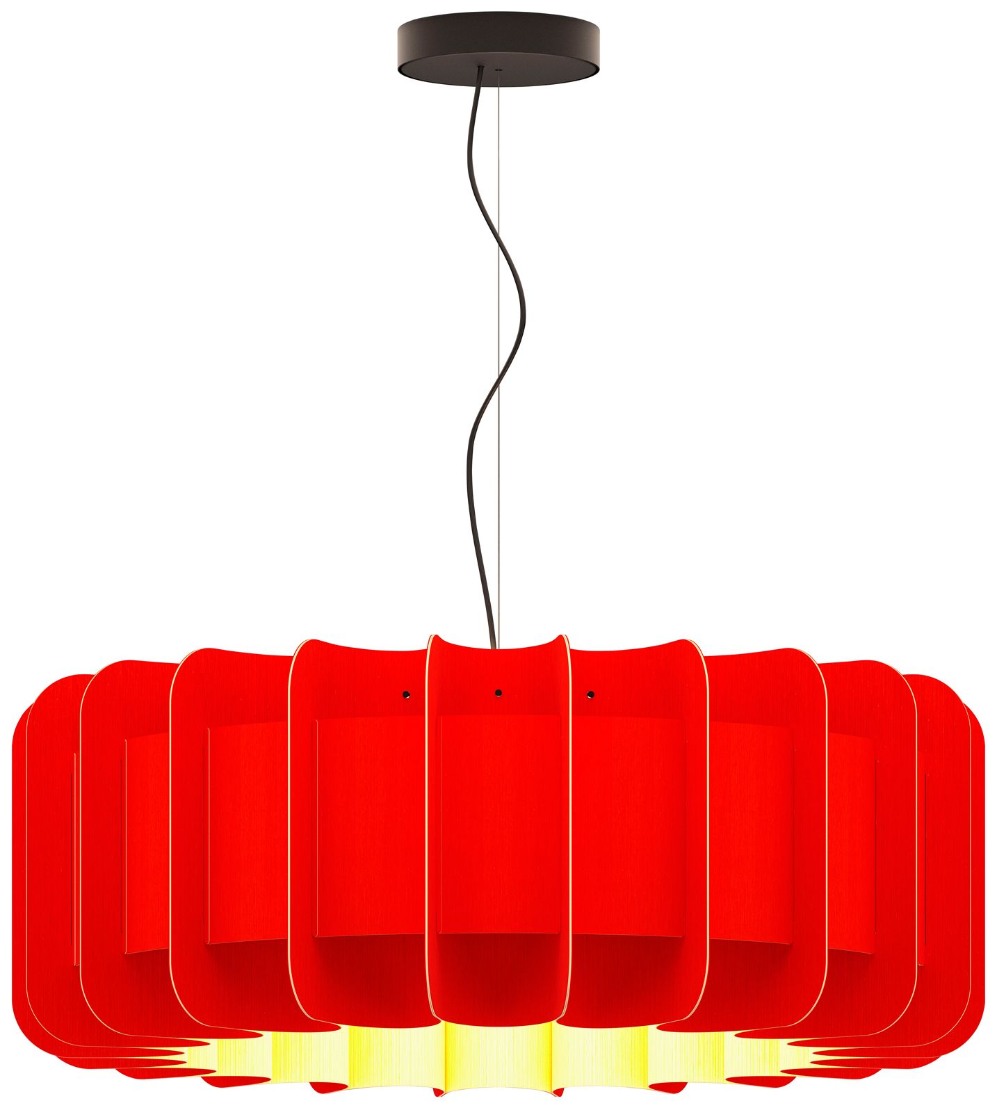 Clarissa 29.1" Wide Red Pendant
