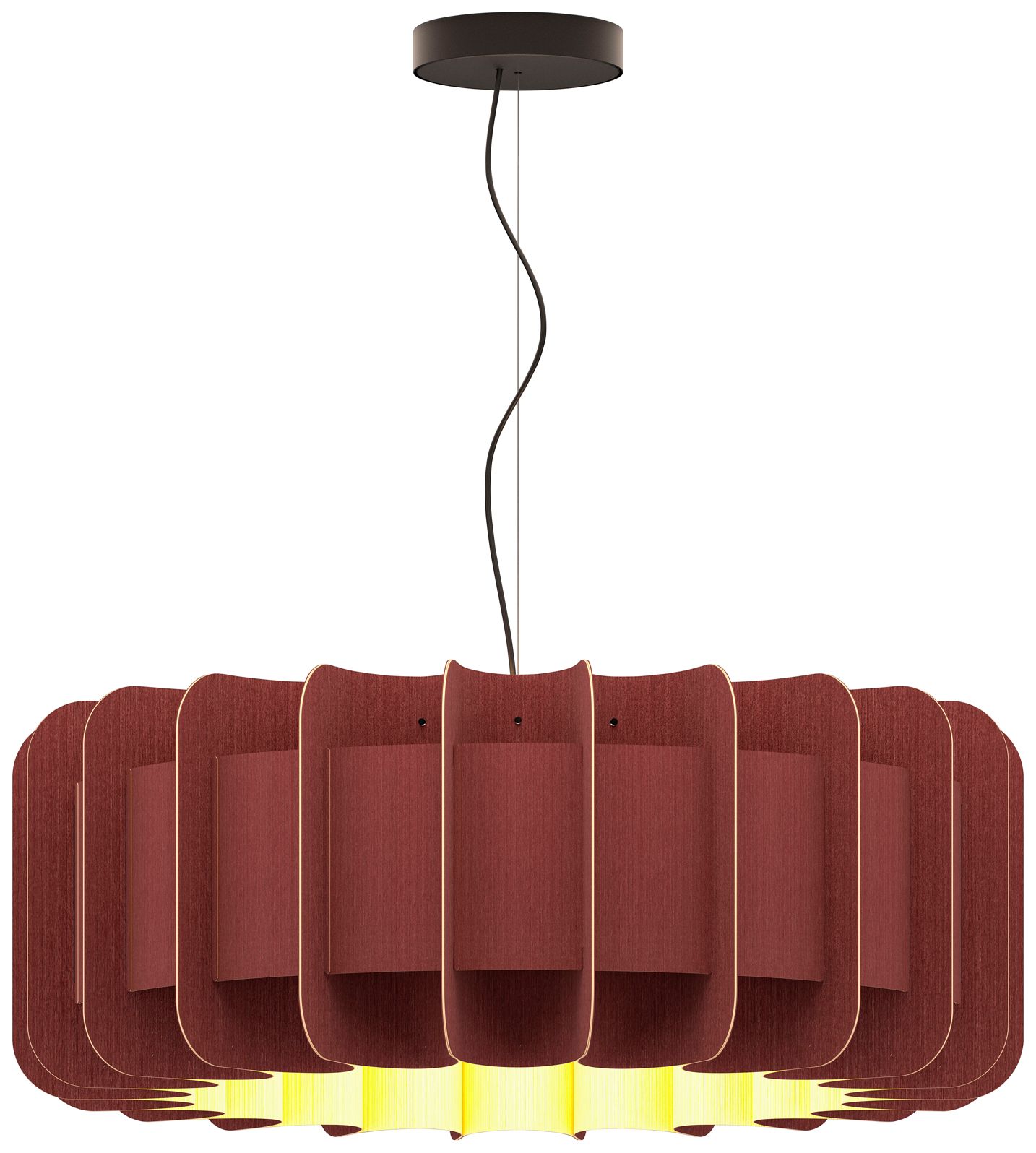 Clarissa 29.1" Wide Violet Pendant
