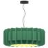 Clarissa Pendant WEP - Light Petrol Shade - Black Canopy - Size 29.1