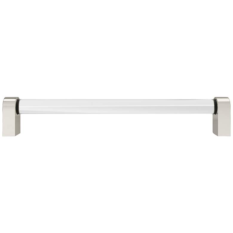 Image 1 Clarity Acrylic Clear Polished Nickel 13"W Appliance Pull