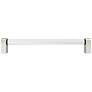 Clarity Acrylic Clear Polished Nickel 13"W Appliance Pull