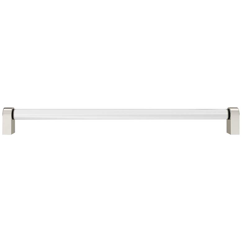 Image 1 Clarity Acrylic Clear Polished Nickel 19"W Appliance Pull