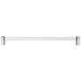 Clarity Acrylic Clear Polished Nickel 19"W Appliance Pull
