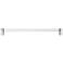 Clarity Acrylic Clear Polished Nickel 19"W Appliance Pull
