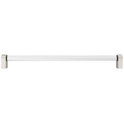 Clarity Acrylic Clear Polished Nickel 19"W Appliance Pull