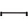 Clarity Acrylic Smoke Matte Black 8 1/2" Wide Cabinet Pull