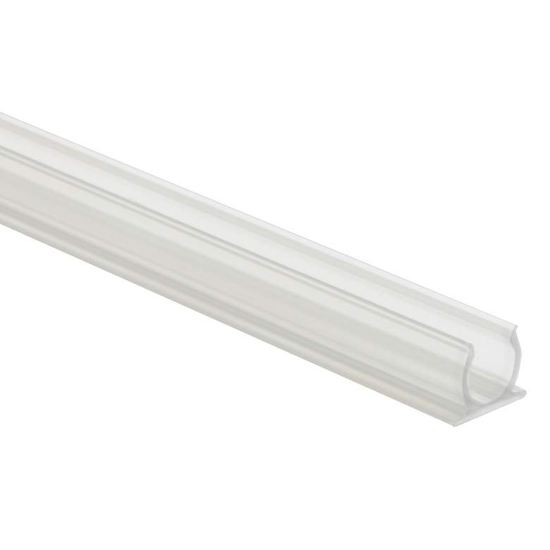 Image 1 Clark 48 inch Clear Mounting Track for LED Flexbrite Rope Light