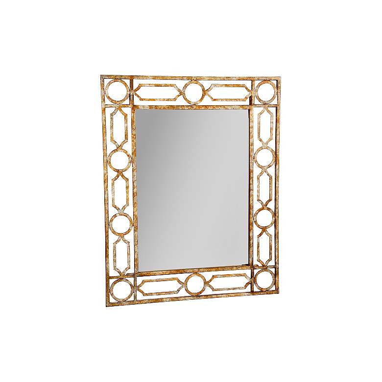 Image 1 Clark Gold 24 inch x 30 inch Rectangle Wall Mirror