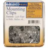 Clark Mounting Clips w/ Screws for LED Flexbrite Rope Light