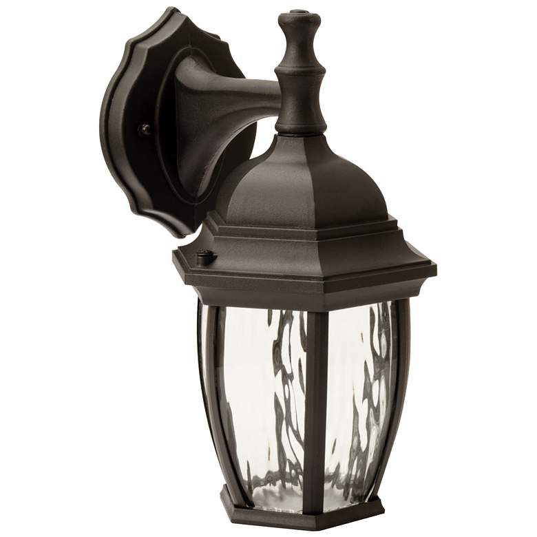 Image 1 Clark - Outdoor Light Fixture - Black Finish - Clear Glass Shade