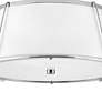 Thumbnail2 of Clarke 15" Wide Nickel Ceiling Light by Hinkley Lighting more views