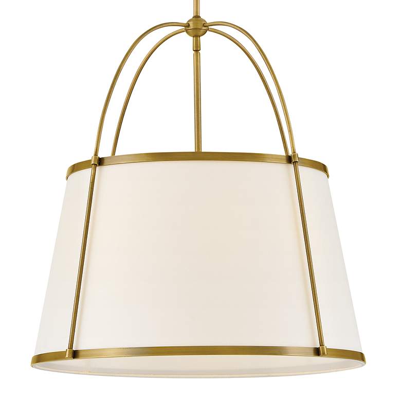 Image 6 Clarke 24 1/2" Wide Lacquered Dark Brass Pendant Light more views