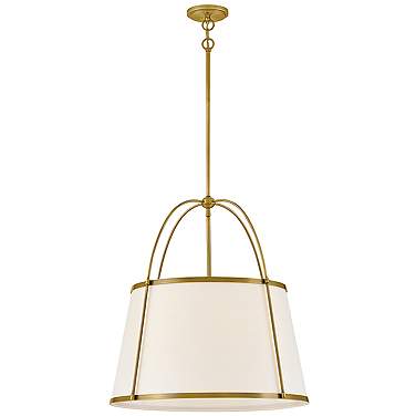 Clarke 24 1/2" Wide Lacquered Dark Brass Pendant Light