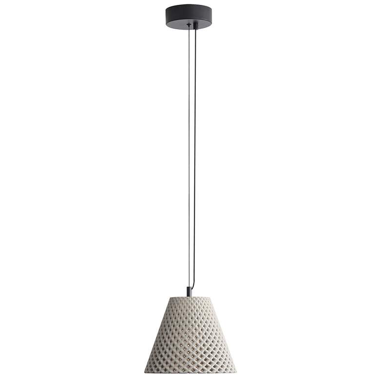 Image 1 Clarus 10" LED Pendant in Grey Cement
