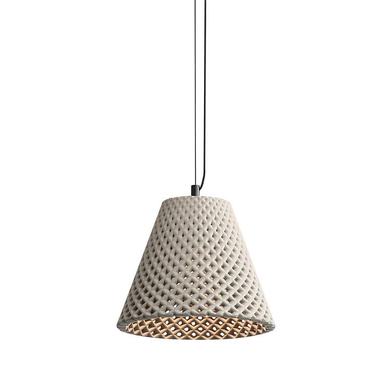 Image 2 Clarus 10" LED Pendant in Grey Cement more views