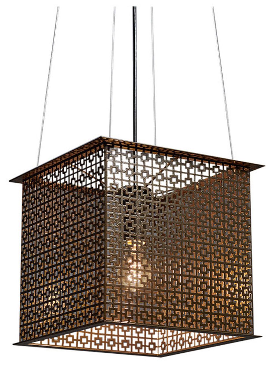 Clarus 12" Wide Dark Iron Pendant