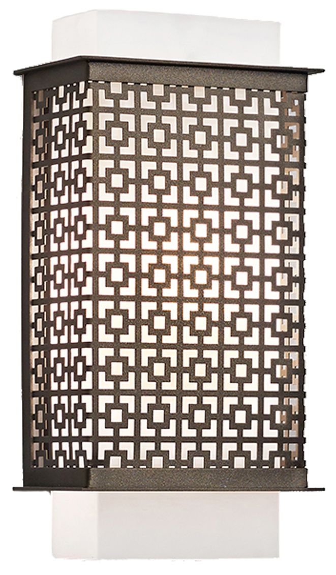Clarus 13.5" High Chrome|Opal Acrylic ADA Sconce 0-10V LED
