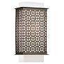 Clarus 13 1/2"H Cast Bronze and Opal Acrylic ADA Sconce LED
