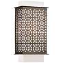 Clarus 13 1/2"H Cast Bronze and Opal Acrylic ADA Sconce LED